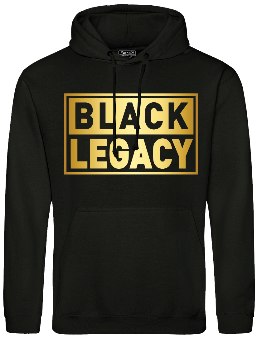 Black Legacy Hoodie With Gold