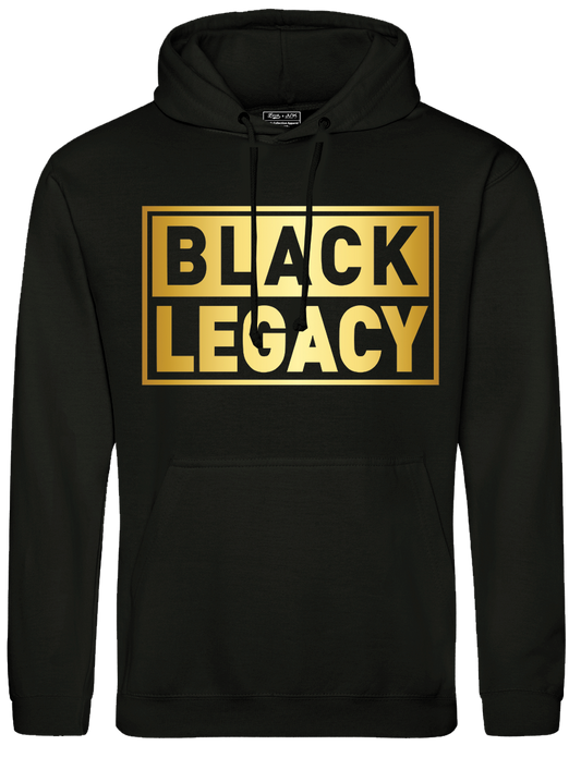 Black Legacy Hoodie With Gold