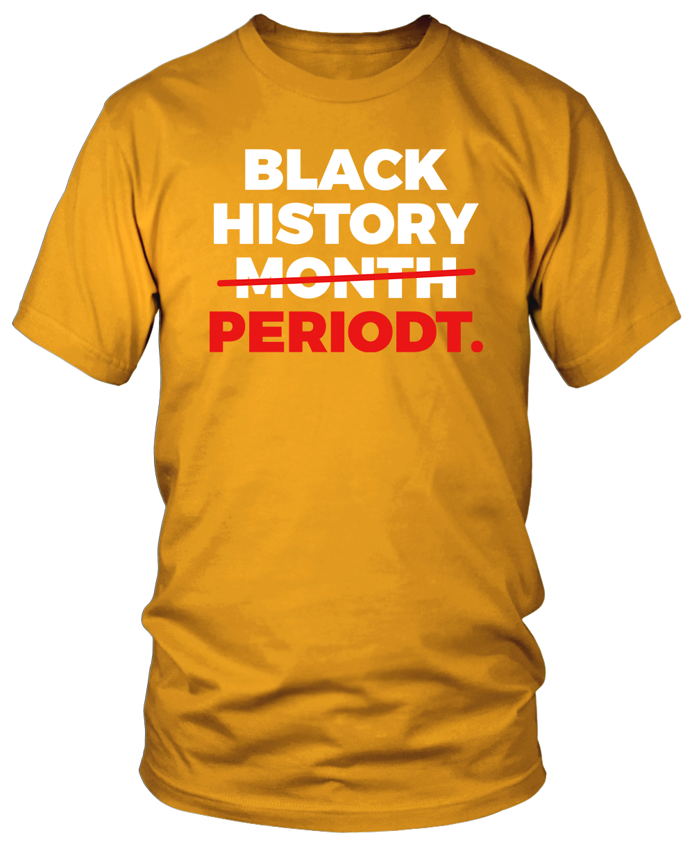 BLACK HISTORY PERIODT T-SHIRTS