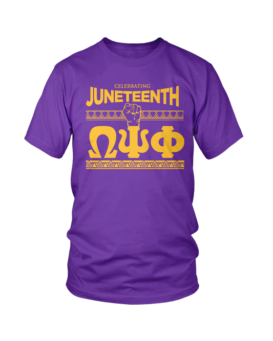 Omega Psi Phi Juneteenth T-Shirt