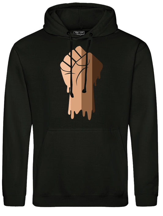 Melanin Fist Black Hoodie